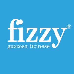 Fizzy_Logo bianco_fondo turchese Simbolo registrato